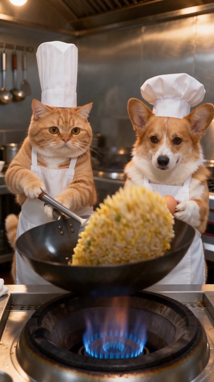Chef Duo Kitchen Drama video effect preview