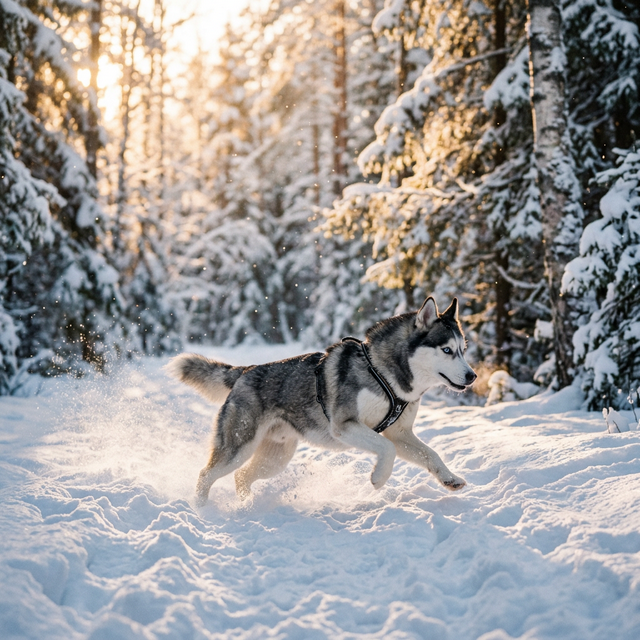 Husky Snow Dash